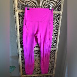 Lululemon hot pink leggings